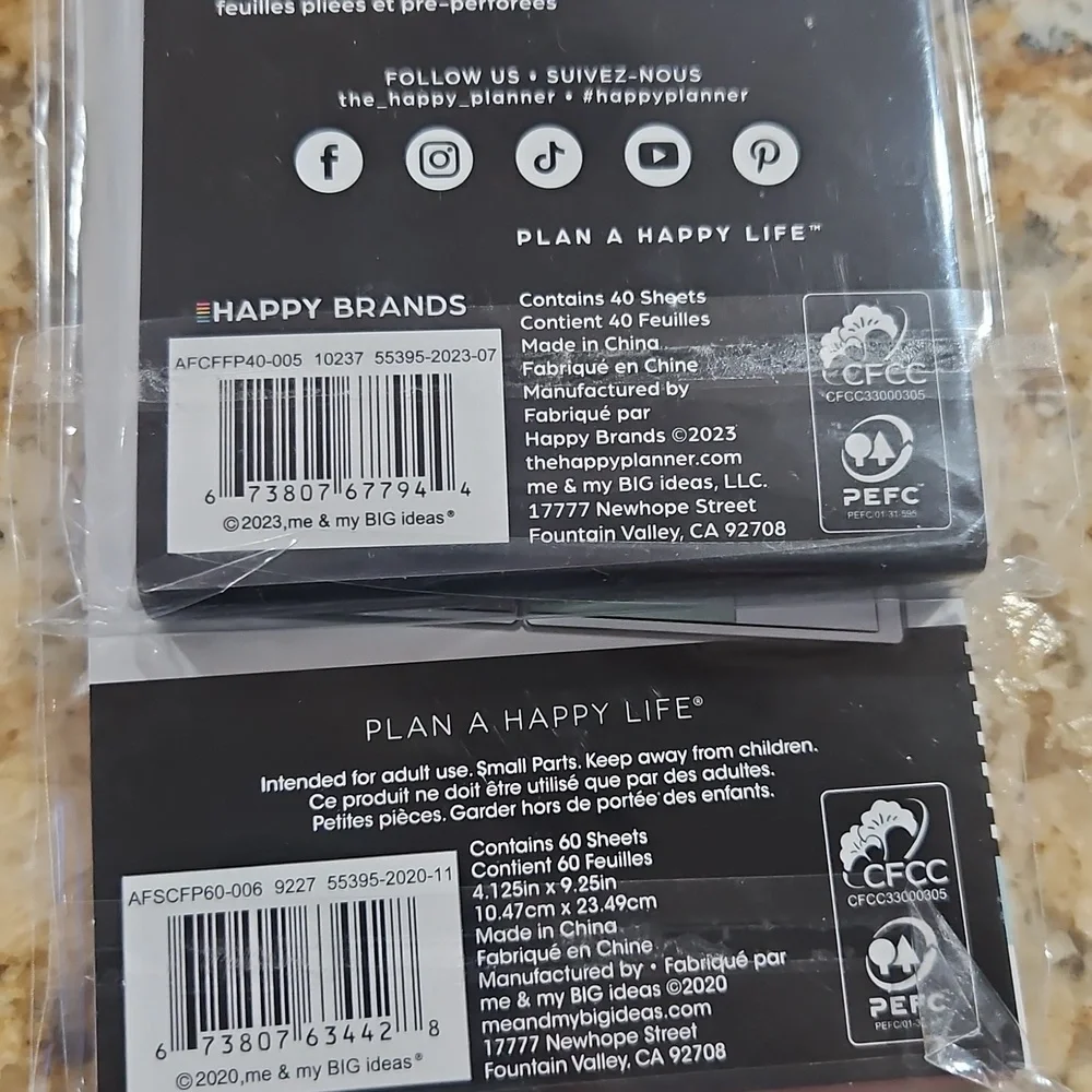 Happy Planner Inserts